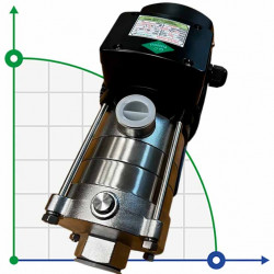 Bomba horizontal multietapas DW(S)5-30/055D, AISI304, 220V/50Hz para sistemas de abastecimiento de agua