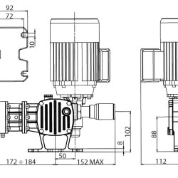 Плунжерный насос-дозатор ST-P AP 21/20 230/1/50 0,18