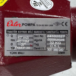 Pumpe mit Antrieb von der Zapfwelle (PTO) des Traktors MTZ-P 30/300 zur Versorgung mit Düngemitteln, KAS