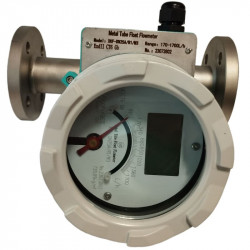 DN25 Edelstahl-Durchflussmesser Rotameter LZ PN40 (Alkohol 96%), 180...1700 l/h, 4-20mA, Ex