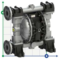 PHOENIX P700 ALU HYTREL Membranpumpe für Lacke, 700 l/min