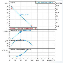 Насос DRG 1000/2/80 A0FT5 NC Q TS 2SIC 10 400 V (Zenit)