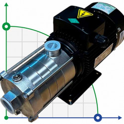 Bomba multietapas horizontal para alimentación de calderas DW(S)5-40/075D, AISI304, 220V/50Hz