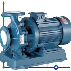 BGW 50-160(I) (12.5/8), 0.55kW, bomba centrífuga horizontal 1450
