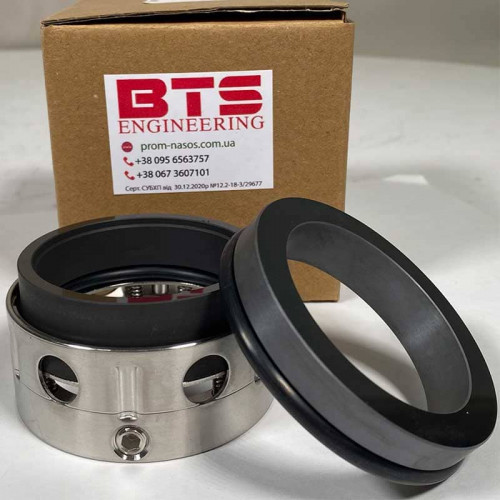 Multi-spring mechanical seal R-58U 65, CAR/SIC, VITON, 316, ВО
