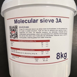 Molecular Sieve 3A, 2,0-3,5mm, packaging  8kg