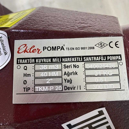 Pompe entraînée par prise de force tracteur MTZ-P 20/350