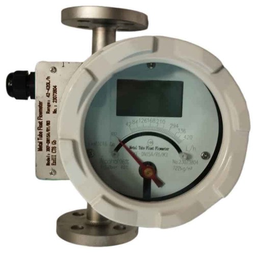DN15 Расходомер ротаметр из нержавеющей стали LZ PN40 (спирт 96%), 42...420 л/ч, 4-20мА, Ex