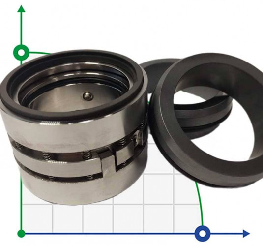 Механическое уплотнение R-M010D 24, CAR/SIC/CAR/SIC, EPDM, 304, аналог Roten 822 842 844, LIDERING LMS10D, Burgmann M74-D, AESSEAL M010D, Anga VD
