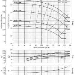 Консольний насос для іригації BS 80-315/900 (180/127,3), 90kW, 2900 без двигуна