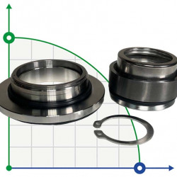 Mechanical seal of the pump FLYGT R-FL.NL 35, TC/TC, VITON, 304