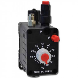 Pneumatic pump with regulating solenoid valve EMEC RACV 1-12 l/h, 6 bar