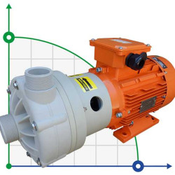 ADH 140 PVDF/B/4HP/TF/2800/BSP - горизонтальный центробежный насос