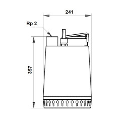 Дренажний насос Grundfos Unilift AP12.50.11.A1 із нержавіючої сталі