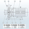 BGW 50-250B (10,8/60), 7,5kW, 2880 centrifugal horizontal pump