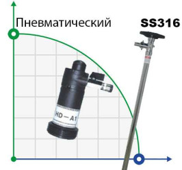 BTS-HD-A1+SS316L-700mm Fasspumpe (mit pneumatischem Motor )