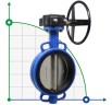 PN16 DN200 Butterfly valve, cast iron body, AISI 316 disc, Seat EPDM