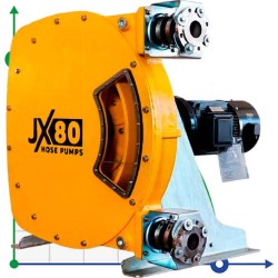 Industrielle Schlauchpumpe JXHIN-80-CI+SS-NR-P, 24.5 m3/h, 11 kW, 16 bar, 380V