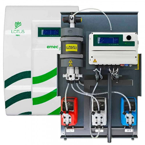 Chlorine dioxide dosing and control system EMEC LOTUS MINI 8-20 g/h, 8 bar, for water disinfection