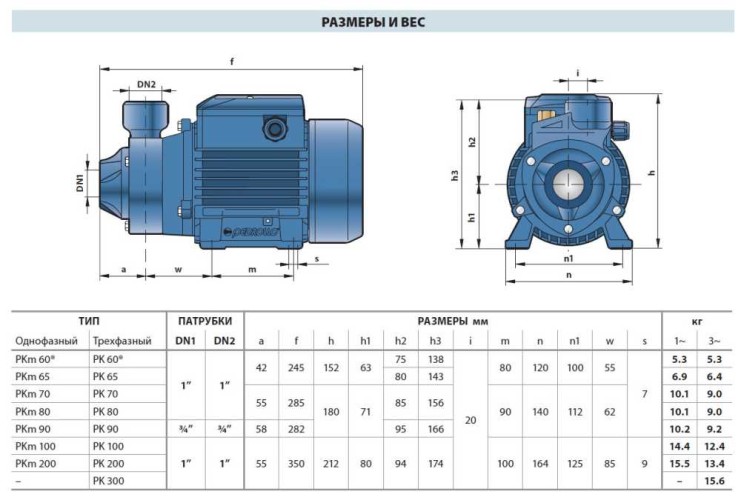 Pedrollo PK 80 vortex pump