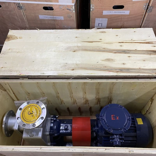 Selbstansaugende Edelstahlpumpe BZWH80-65-25/2, 7,5 kW, 2900, alle AISI 304, Ex