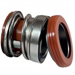 Gleitringdichtung für Pumpenwelle R-104 25, SIC/SIC, VITON, 304