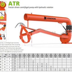 Veneroni ATR 30/540, 3m, 1080 m3/h центробежный насос от ВОМ с гидравлическим вращением