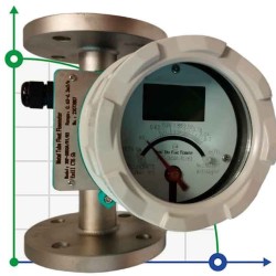 DN50 Edelstahl Durchflussmesser Rotameter LZ PN40 (Alkohol 40%), 0,63...6,3 m3/h, 4-20mA, Ex