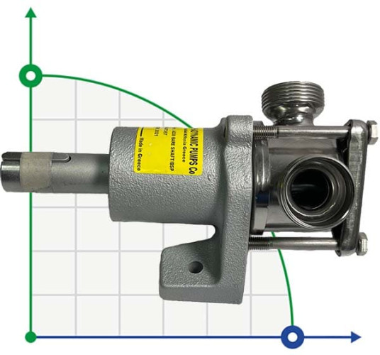 Pompa do farby, kleju, tusz AlphaDynamic AD30 BARE SHAFT wirnik (bez silnika)