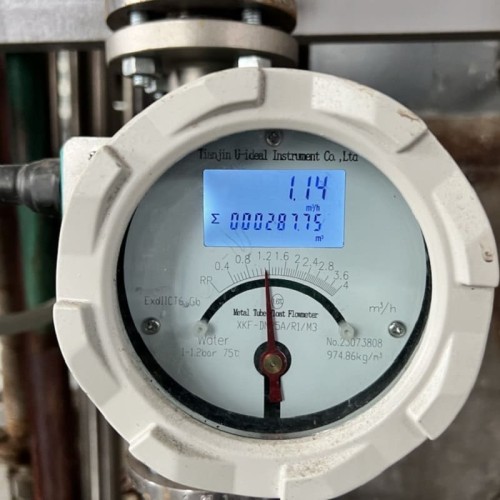 DN25 Ротаметр расходомер из нержавеющей стали LZ PN40 (вода), 0,4...4,0 м3/ч, 4-20мА, Ex