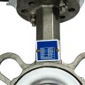 PN16 DN40 Butterfly valve, body and disc made of stainless steel AISI 304, Seat PTFE