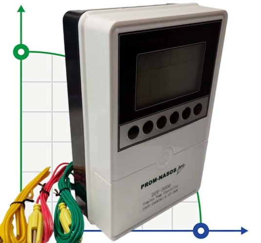 Contrôleur de pompe 20Y-3000, plastique ABS, monophasé 220V-240V, 0,37-3kW