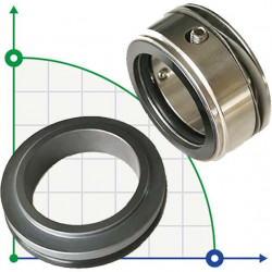 Торцевое уплотнение R-W01 2, CAR/SIC, VITON, 304