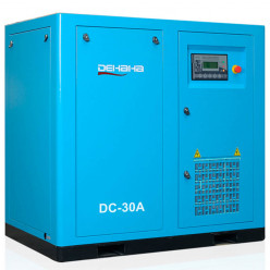 Compresseur d'air à vis à entraînement direct série DC avec débit d'air de 1,0 à 66,1 m3/min, puissance de 7,5 à 355 kW, pression de service de 0,7 à 1,3 MPa