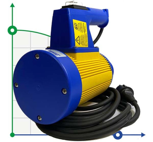 Moteur JP-280, 230V, 50 Hz, 825W pour pompe vide-fût JESSBERGER