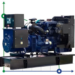Промышленный дизельный генератор XHYP-80GF с ATS, двигатель Perkins 100kVA, 80kW, 380V/50HZ открытого типа