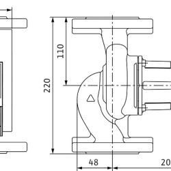 Pompe de circulation WILO Yonos MAXO 40/0.5-8 PN 6/10 avec commande électronique