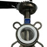PN16 DN50 Butterfly valve, body and disc made of stainless steel AISI 304, Seat PTFE