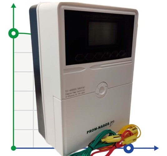 Pump Сontroller Y1-4000D, ABS plastic, 3-phase 380V-415V, 0,75-4kW