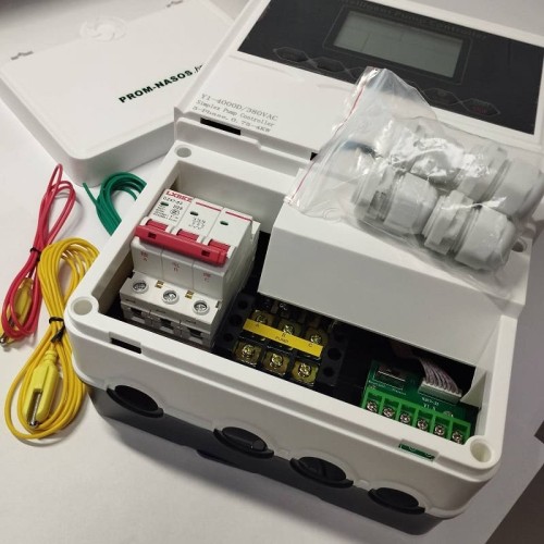 Pump Сontroller Y1-4000D, ABS plastic, 3-phase 380V-415V, 0,75-4kW