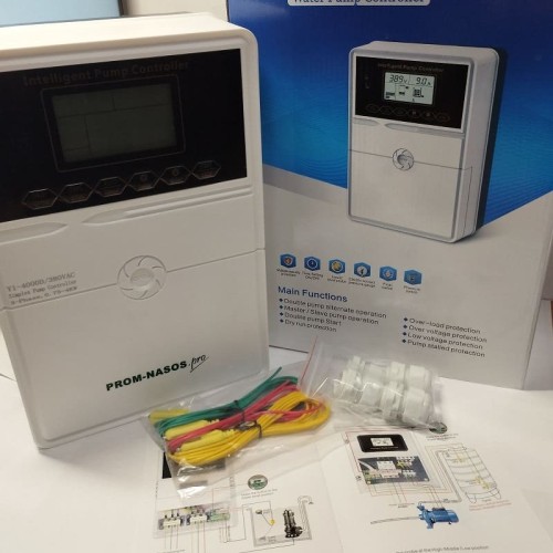 Pump Сontroller Y1-4000D, ABS plastic, 3-phase 380V-415V, 0,75-4kW