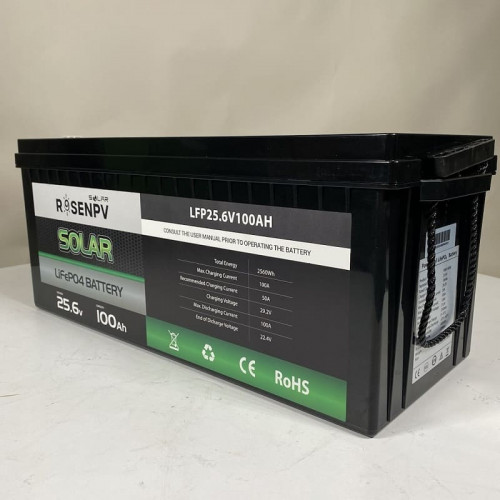 Аккумуляторная батарея литий-железо-фосфатная 25.6V 100Ah LiFePO4, LFP напольный с ячейками EVE 3.2V 100Ah LiFePO4 grade A cells