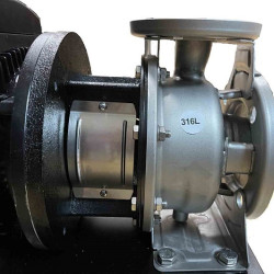 Pompe à engrais liquide monobloc en acier inoxydable AISI 316L BZ 40-125/2,2