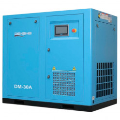 Compresseur d'air à vis intelligent PM VSD série DM avec débit d'air 1,0-43 m3/min, puissance 7,5-250 kW, pression de service 0,7-1,3 MPa