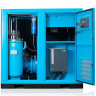 Intelligent PM VSD screw air compressor DM series with air flow 1.0-43 m3/min, power 7.5-250 kW, working pressure 0.7-1.3 MPa