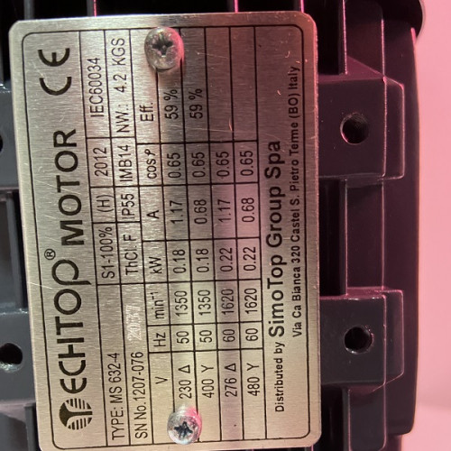 Bomba de diafragma CIP (SIP) lavabos PDM-D CA 104/6 400/3/50 0,18