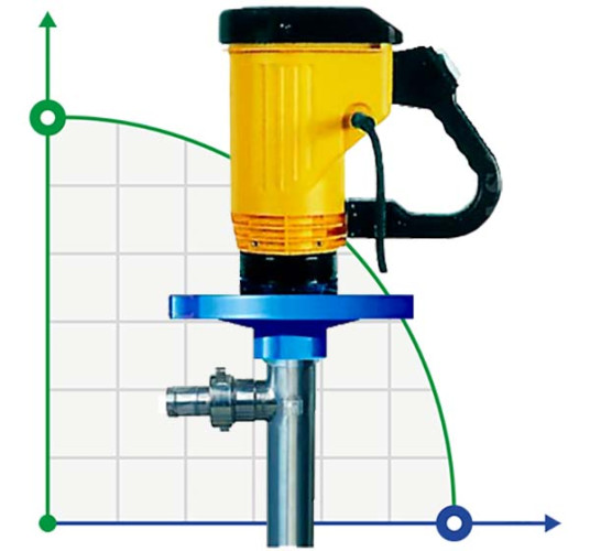 Pompe fût JESSBERGER JP150-PP(HC)1200, Ø32mm
