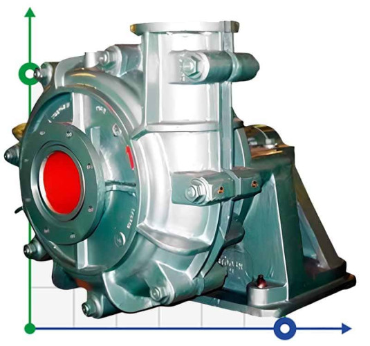 Bomba para lodo KSHF (KSF), 50-200 mm, 10-1600 m3/h, 10-68 m