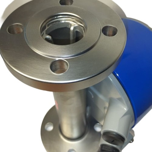 DN25 Ротаметр расходомер из нержавеющей стали KLZZ PN40 (спирт 96%), 180...1700 л/ч, 4-20мА, Ex