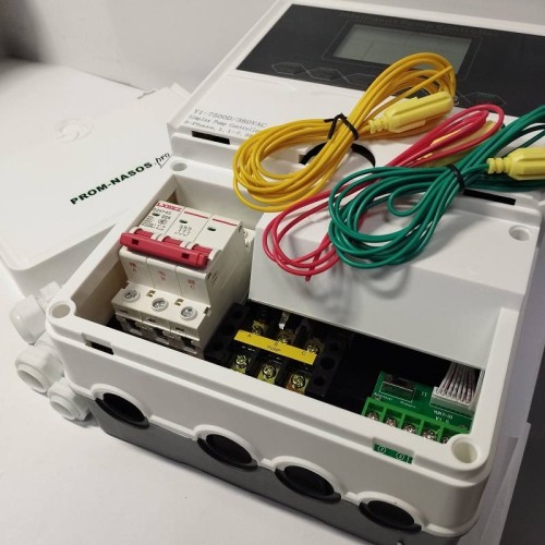 Sterownik pompy Y1-7500D, tworzywo ABS, 3-fazowy 380V-415V, 1,1-7,5 kW